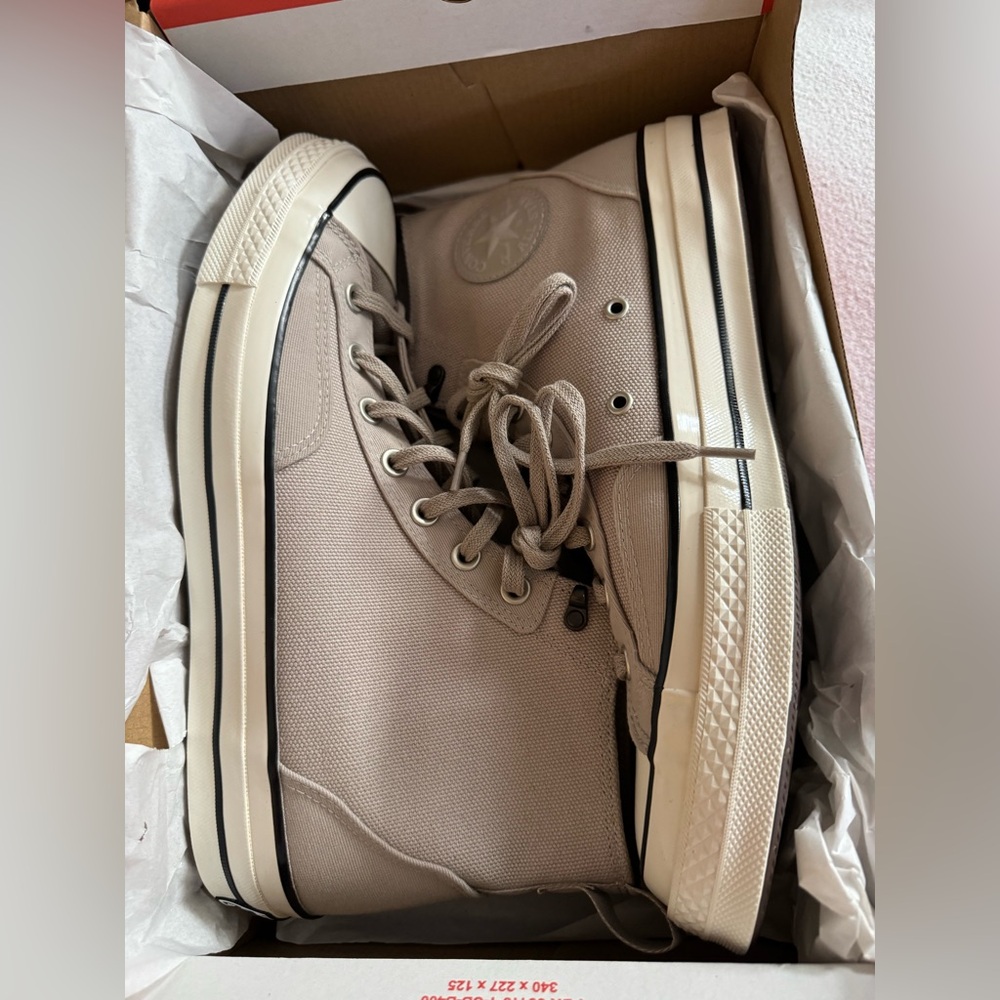 Converse Chuck 70 Men's High-Top Taupe Sneakers size 10.5 - Picture 5 of 6
